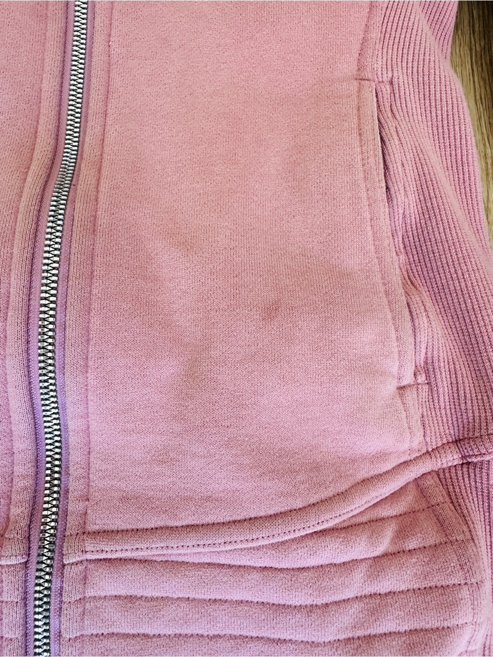 Lululemon Athletica Dusty Pink Full-Zip Funnel Neck Jacket - Picture 5 of 6